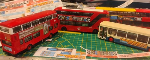 Scale bus adverts - scale,