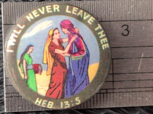 Vintage button pin - badge, i
