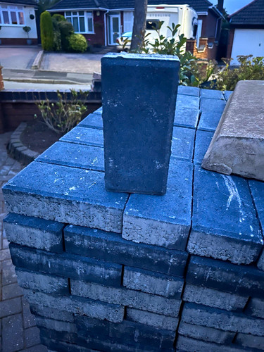 Grey rectangular stone - grey,