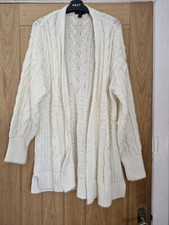 Ivory cable knit oversized