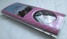 Icebox Carbon,crystal case,Pink Carbon fibre effect,for Apple ipod nano 4g.Gear4