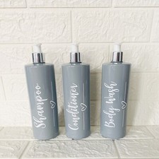 Reusable Grey pump bottle