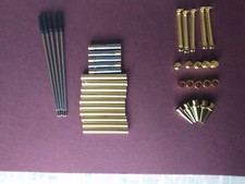 Slimline Twist Pen Kits for Woodturning in various finishes in packs of 5.