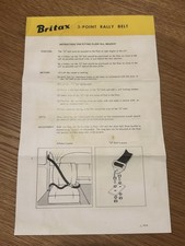 Classic Car Britax Rally Seat