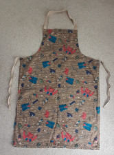 Vintage Apron for Kitchen or Workshop Great Outdoors theme Hunting Wood effect