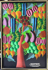 Vintage Haitian Oil on Canvas