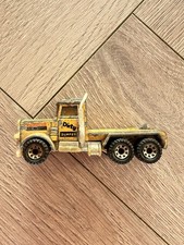 Matchbox Peterbilt Dirty Dumper Truck 1981 Yellow Collectible Toy Lorry Convoy