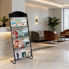 Brochure Display Rack 4-Tier