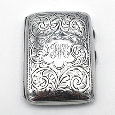 Antique Solid Silver Cigarette