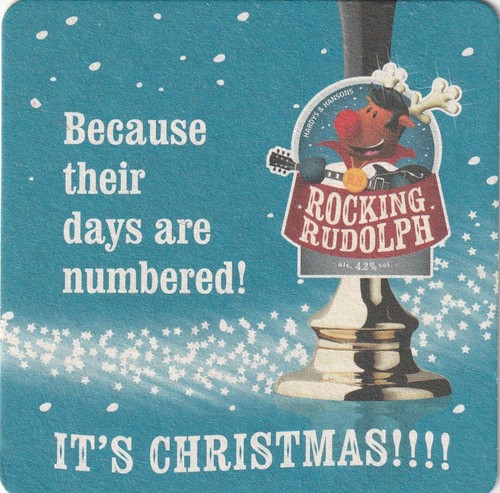 Beer mat hardy - &, hanson's
