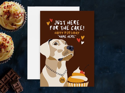 Personalised yellow labrador - personalised,