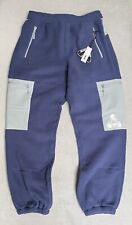 Palace Joggers Mens XL Fleece Therma Skate Pants Navy Grey Tri-Ferg Logo New