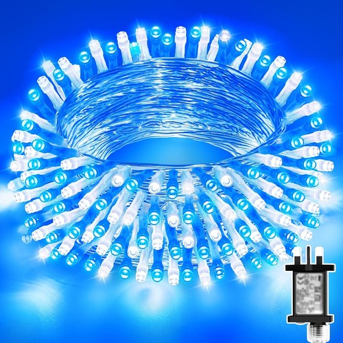 Dalugo blue christmas lights - christmas,