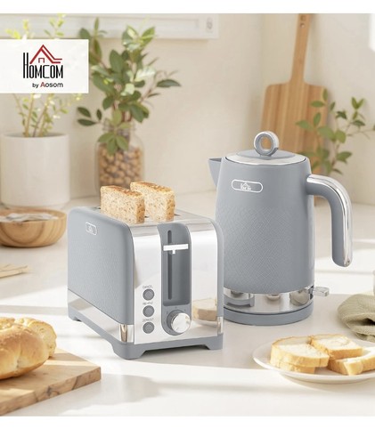 Homcom kettle 2 slice - &, 2-slice