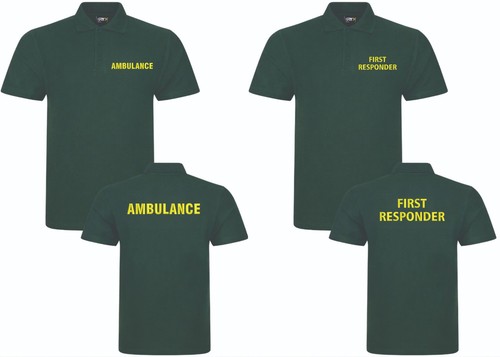 Embroidered ambulance polo - embroidered,