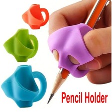 Children Pencil Grip Holder Training Pen Writing Handwriting Aid Grip Kids