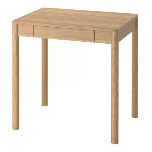 Oak veneer laptop desk - oak,