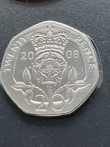 2008 bunc 20p tudor rose - bunc,
