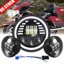 7" LED Headlight DRL Turn