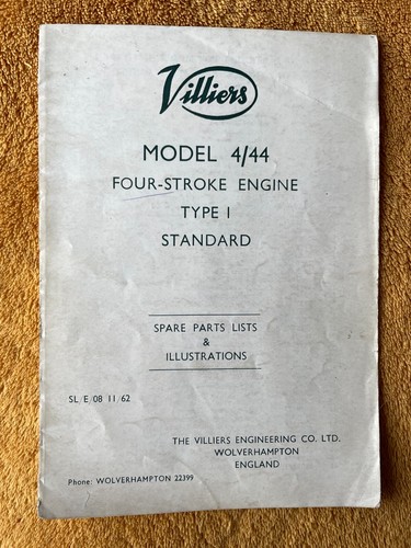 Villiers type 1 standard - villiers, 4/44