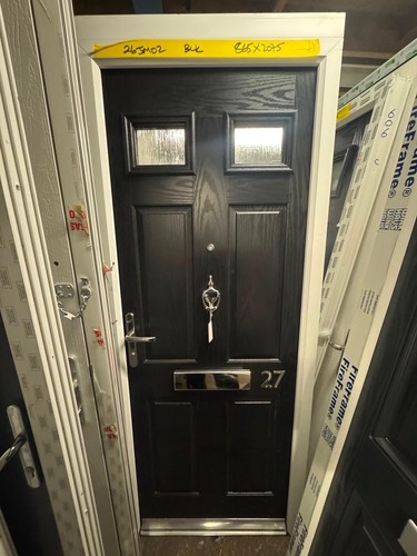 New composite front door - new,