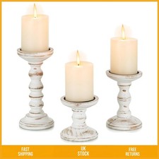 Rustic Farmhouse Pillar Candle
