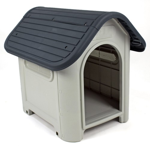 Plastic dog kennel - plastic,