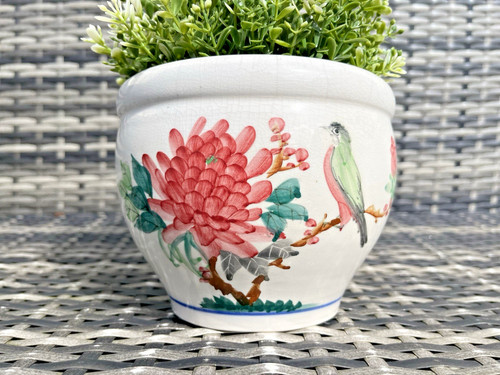 Vintage chinese porcelain - porcelain, bird
