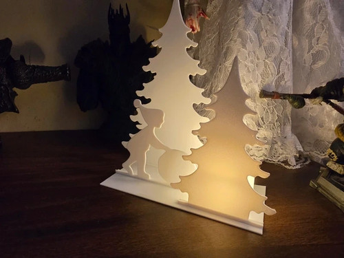 Beautiful led lit silhouette - led,