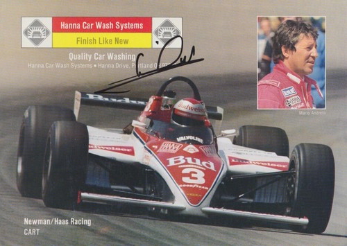1983 mario andretti - andretti, signed