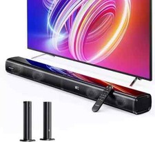 MEVOSTO Sound Bar for TV 2 in 1 Separable Soundbar Built-in Dual Woofers 20inch