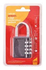 4 Digit Combination Padlock