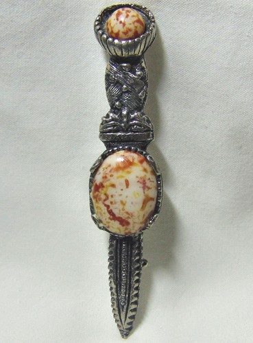 Scottish pewter sgian - scottish,