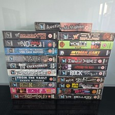 WWF WWE WCW 24 x VHS Tapes