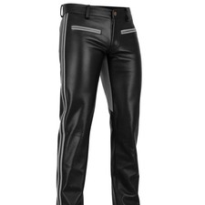 Mens Real Leather Pants