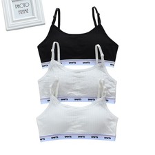 3 Pack Girls Bra Cotton Soft