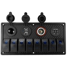 1224V 8 Gang Rocker Switch