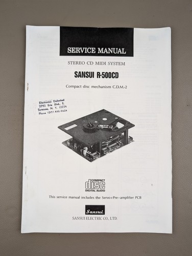Sansui 500cd stereo midi - sansui, r-500cd