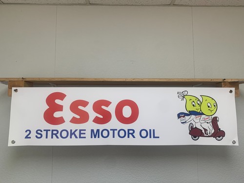 Esso oil scooter - 2t, banner