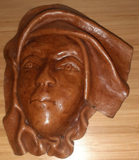 All Leather Sculpture Face