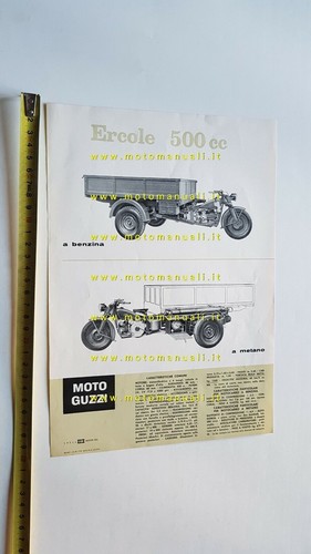 Moto guzzi ercole 500 - 500, 1960