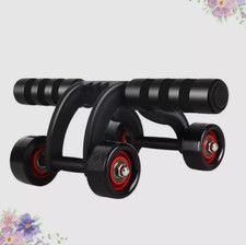 Exercise Power Roller 4 Wheel Ab Abdominal Workout Man Fitness Body/