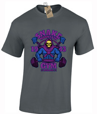 Skeletor Gym Mens T Shirt Cool He-Man Retro Design Snake Mountain Classic Top