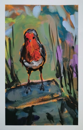 Original acrylic painting a3 - original,