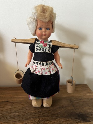 Vintage dutch milkmaid - vintage,