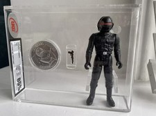 Vintage Star Wars Figure Last 17 Imperial Gunner+Coin UKG 85% (85/90/85)