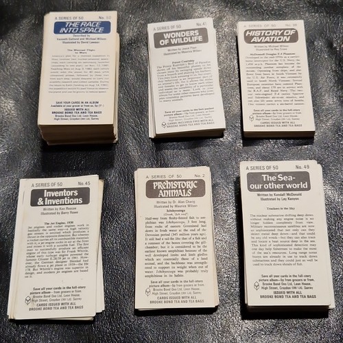Large brooke bond tea cards - large,