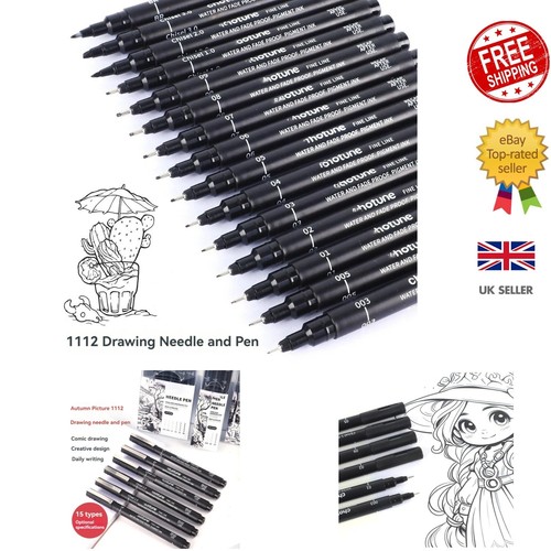 Drawing pen set 15 size - drawing,