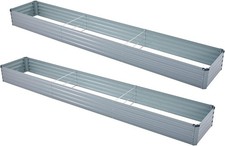 2 Pack Galvanized Raised Bed