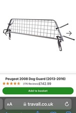 Travall Dog Guard for Peugeot